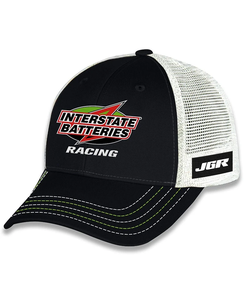 Checkered Flag Sports Men's and Women's Black Ty Gibbs Interstate Batteries Sponsor Trucker Adjustable Hat