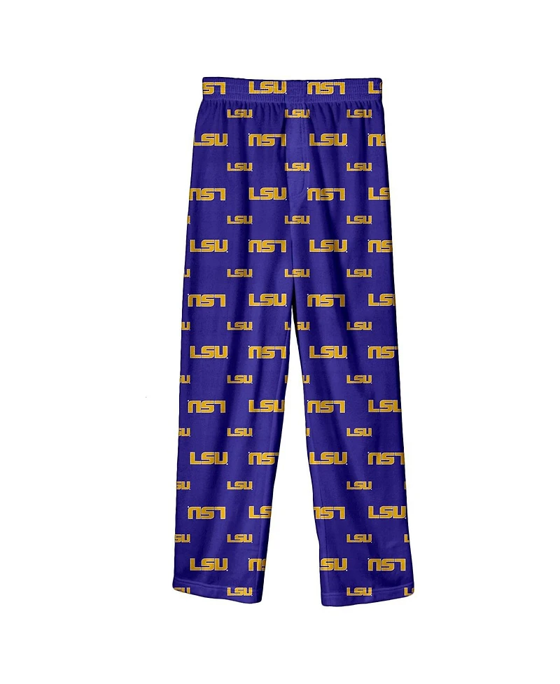 Outerstuff Big Boys and Girls Purple Lsu Tigers Team Pants