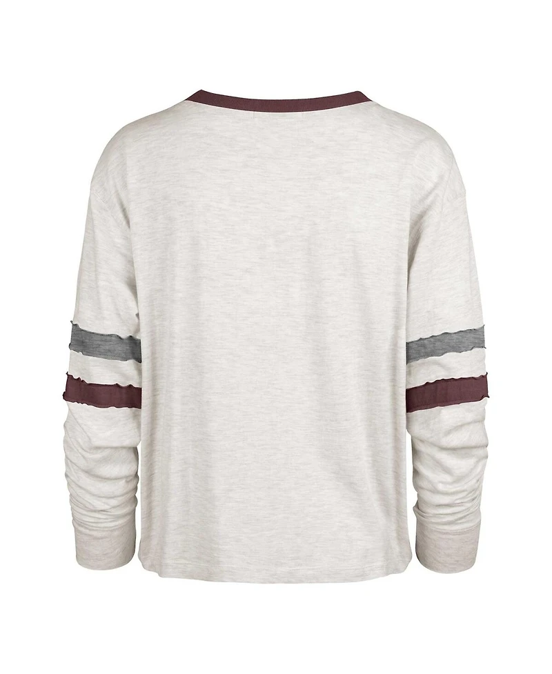 '47 Brand Women's Oatmeal Texas A M Aggies Vault All Class Lena Long Sleeve T-Shirt