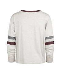 '47 Brand Women's Oatmeal Texas A M Aggies Vault All Class Lena Long Sleeve T-Shirt