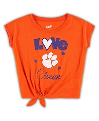 Outerstuff Toddler 2-Piece Orange/Purple Clemson Tigers Forever Love Team T-Shirt and Leggings Set