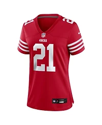 Nike Women's Deion Sanders Scarlet San Francisco 49ers Retired Player Game Jersey