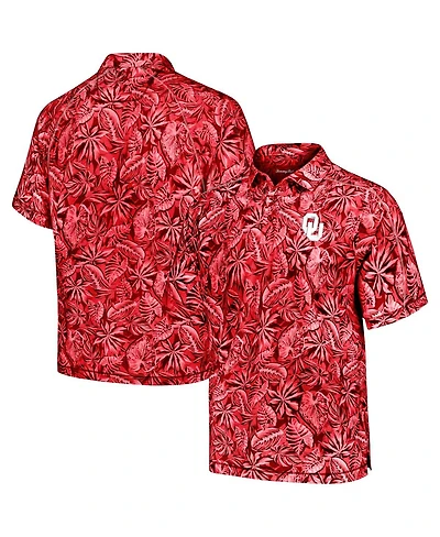 Tommy Bahama Men's Crimson Oklahoma Sooners Tropical Score IslandZone Polo Shirt