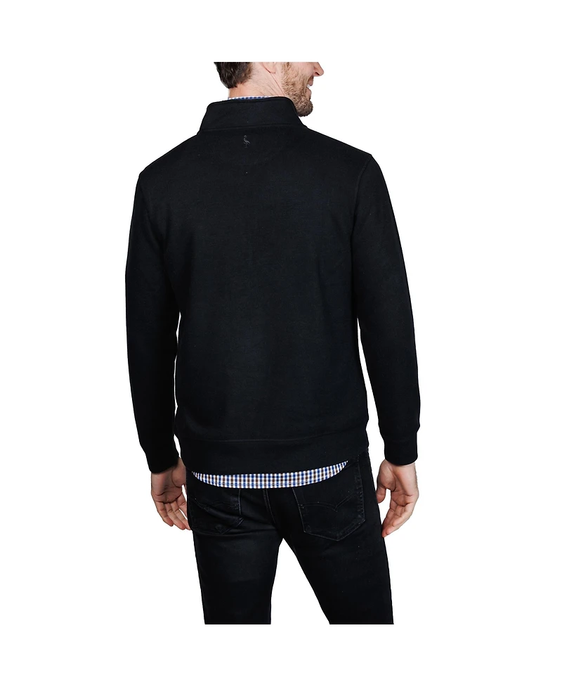 Tailorbyrd Men's French Rib Quarter Zip
