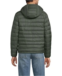 Lands' End Men's Hooded Wanderweight Packable Down Jacket