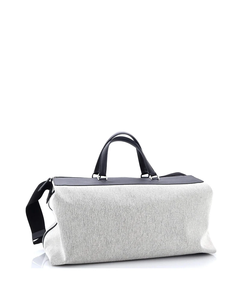 Pre-Owned Hermes R.m.s Weekender Bag Toile and Leather
