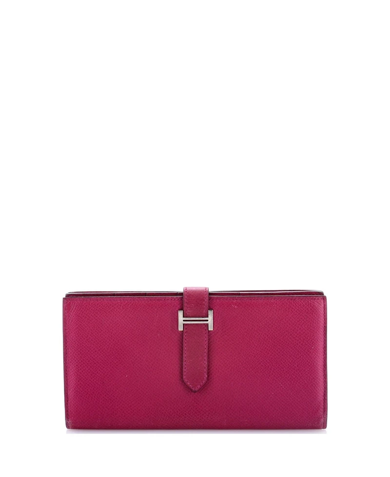 Pre-Owned Hermes Long Bearn Wallet Epsom