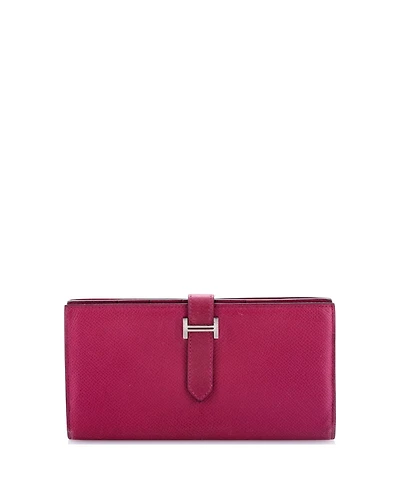 Pre-Owned Hermes Long Bearn Wallet Epsom