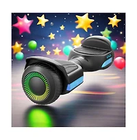 Everyfun Kids' All-Terrain Self-Balancing Scooter-Colorful Led Lights, Built-in Music Speaker, 7.75mph Speed