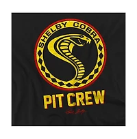Logovision Men's Shelby Vintage Pit Crew Badge T Shirt