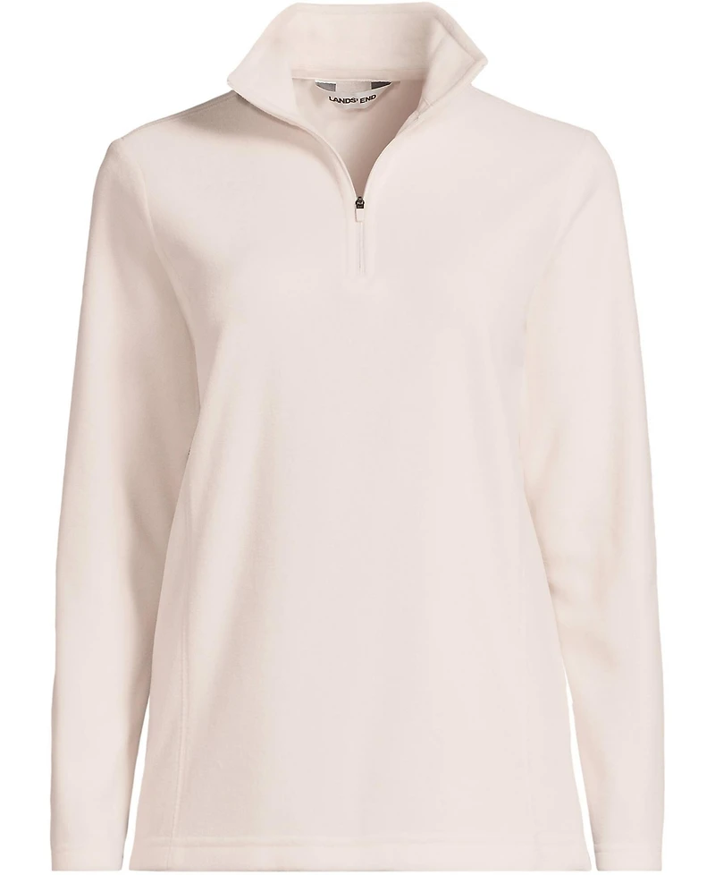 Lands' End Women's Tall Fleece Quarter Zip Pullover Jacket
