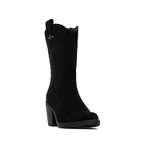 Women's Italian Western Suede Booties Refresh Collection By Xti