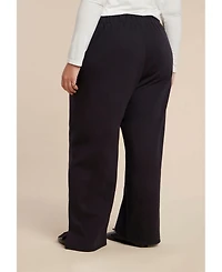 Eloquii Elements Women's Plus Seam Detail Sweatpant