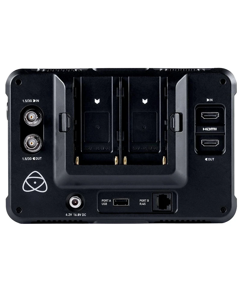 Atomos Shinobi 7" Full Hd Ips Touchscreen Hdr Photo and Video Monitor, Supports 4K Hdmi Input with Atomos Power Kit 2x 5200mAh Battery, Cloth