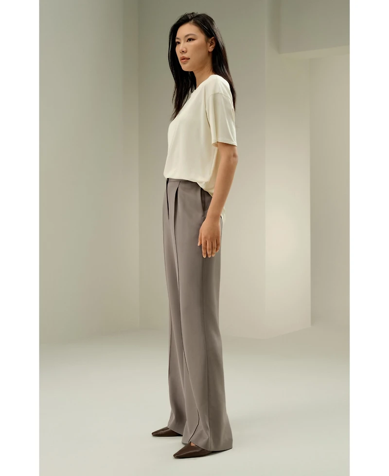 Lilysilk Women's Oversized Silk Jersey Tee