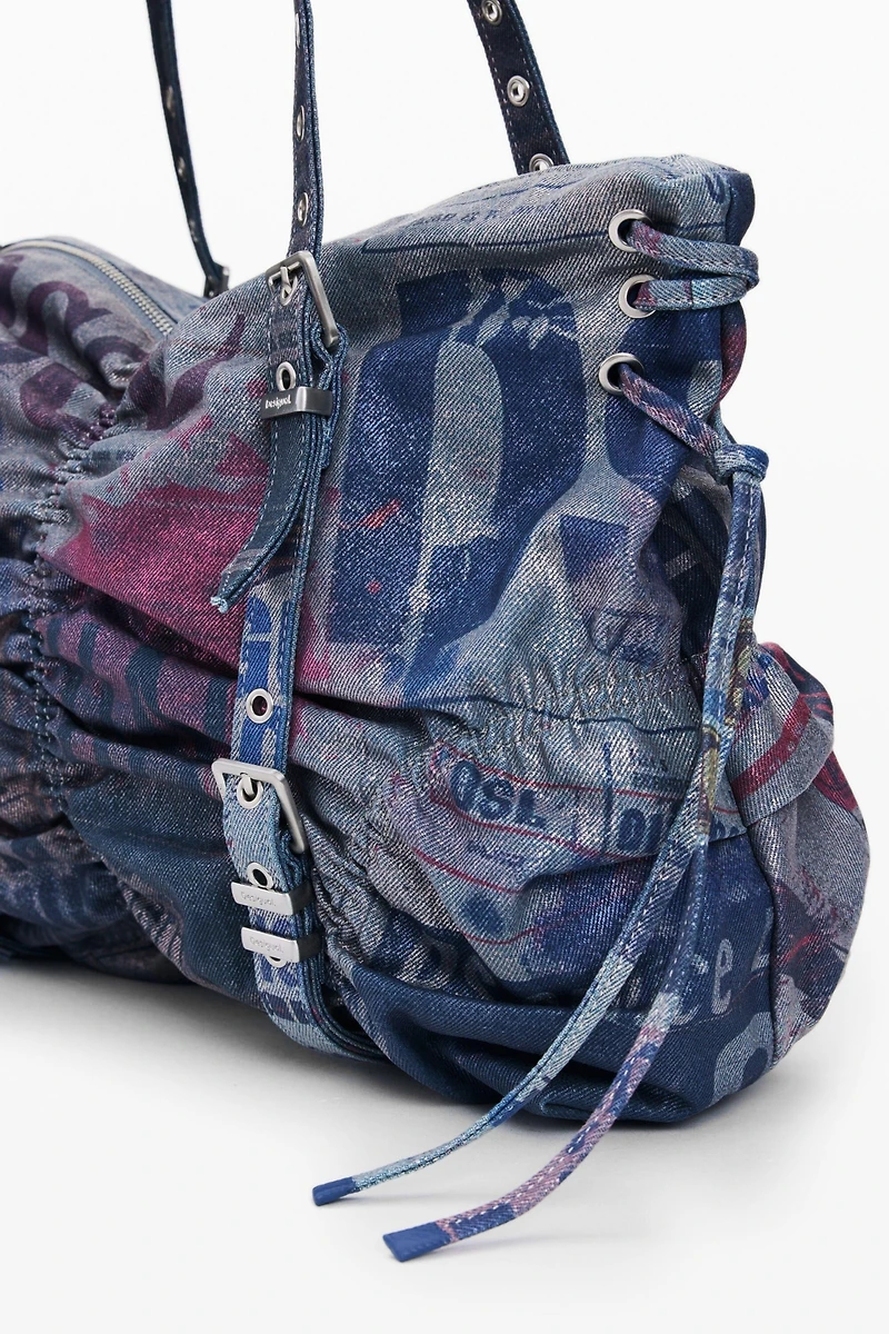 Desigual Women's Ruched large bag
