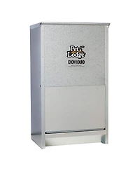 Pet Lodge Dry Food Automatic Steel Dog Feeder Chow Hound w/ 50 Pound Capacity