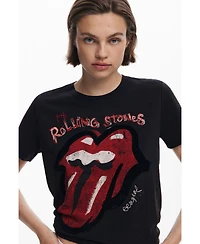 Desigual Women's Rolling Stones short-sleeve T-shirt