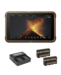 Atomos Atomos Ninja Ultra 5.2" Hdr Monitor-Recorder, Bundle with 2x Np-F550 Batteries and Dual Smart Charger with Lcd Screen Base and Plates Kit