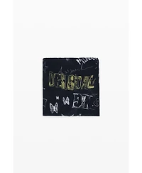 Desigual Women's Square lettering scarf