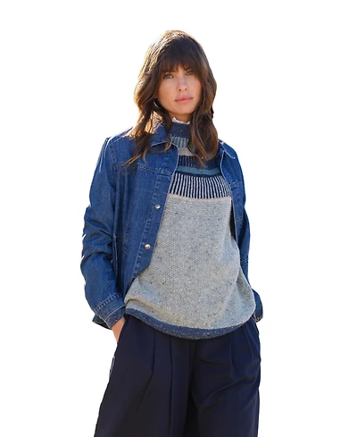 Celtic & Co. Women's Statement Donegal Wool Sweater