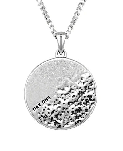 Vincero Men's Day One Pendant in Rhodium-Plated Sterling Silver