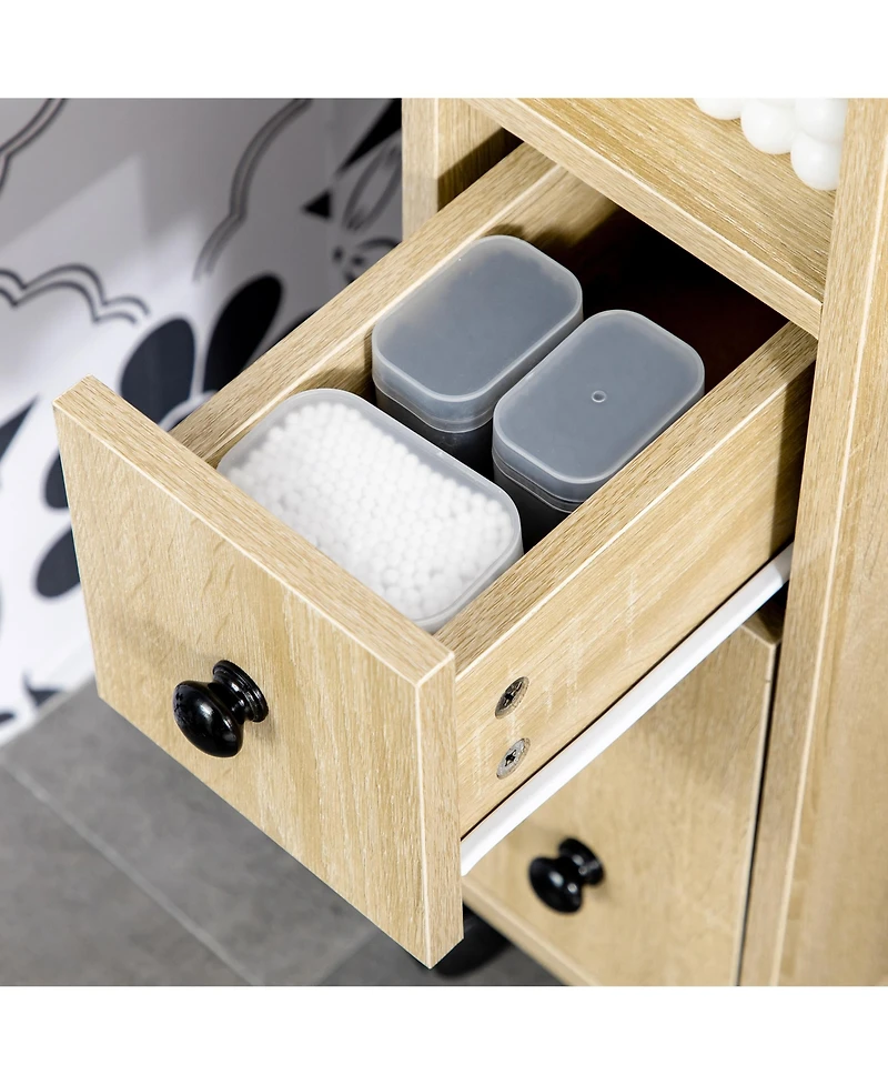 Slickblue Durable Bathroom Cabinet for Towels and Essential Storage in Small Spaces