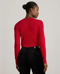 Lauren Ralph Women's Cotton-Blend Sweater