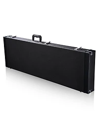 Yescom Electric Bass Guitar Hard Case Wooden Hard Shell & Folding Guitar Floor Stand
