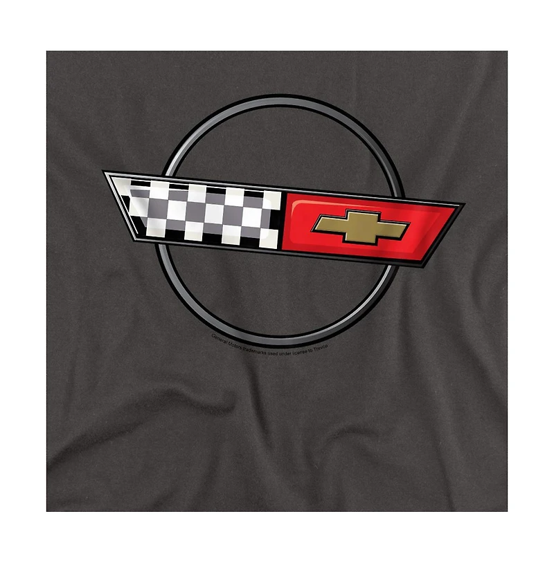 Logovision Men's Chevrolet 4th Gen Vette Logo T Shirt
