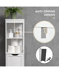 Slickblue Efficient Bathroom Storage Cabinet with Space-Saving and Durable Design