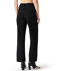 Steve Madden Women's Swift Mid-Rise Rhinestone Chain Jeans
