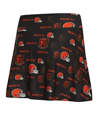 Concepts Sport Women's Brown Cleveland Browns Mosaic Allover Print Skort