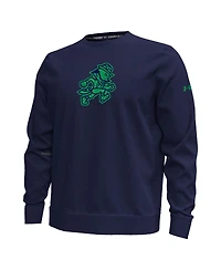 Under Armour Men's Navy Notre Dame Fighting Irish Sporting Leprechaun Unstoppable Fleece Sweatshirt
