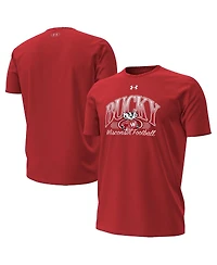 Under Armour Men's Wisconsin Badgers Throwback Performance T-Shirt