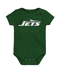Outerstuff Newborn 3-Piece New York Jets Little Tike Bodysuit Set