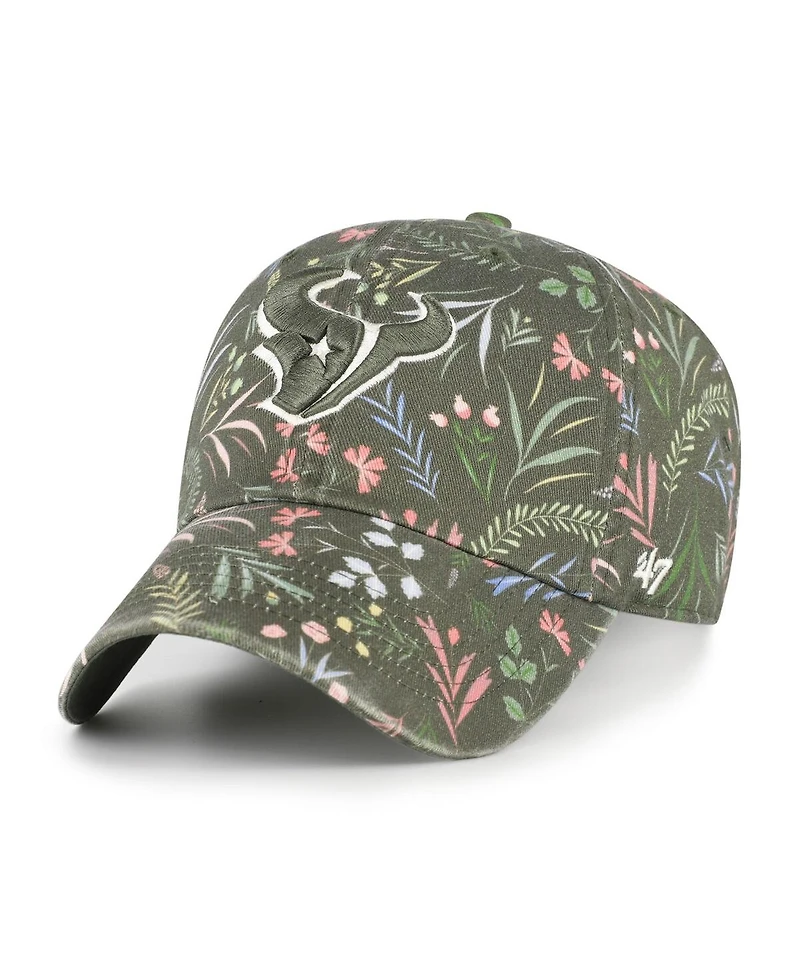 '47 Brand Women's Green Houston Texans Verbena Clean Up Adjustable Hat