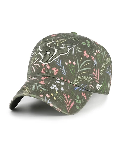 '47 Brand Women's Green Houston Texans Verbena Clean Up Adjustable Hat