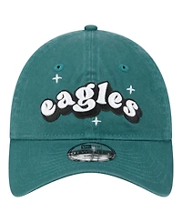 New Era Big Girls Midnight Green Philadelphia Eagles Cheer 9TWENTY Adjustable Hat