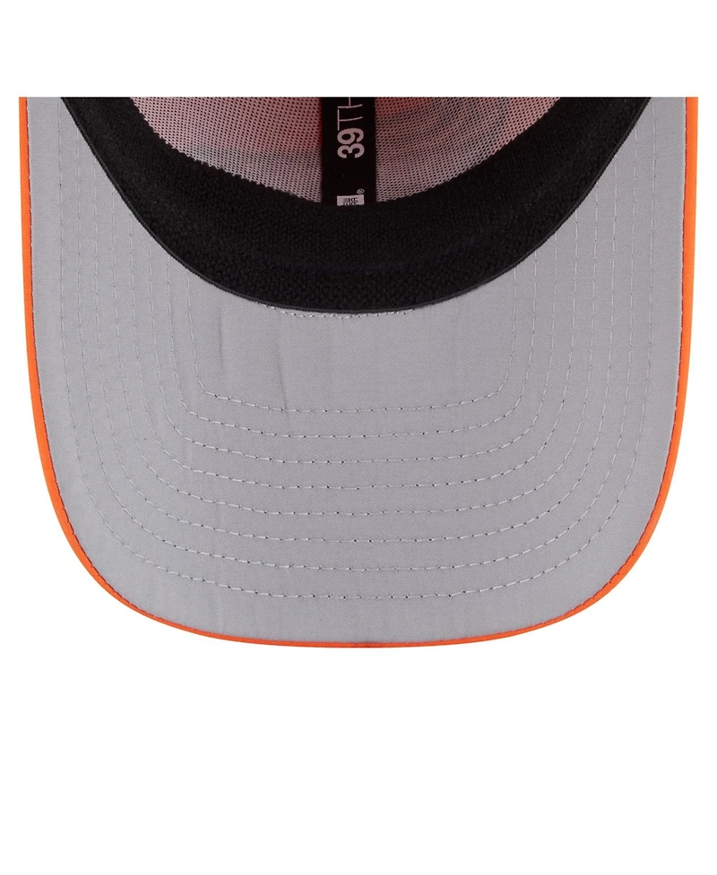 New Era Men's Orange Denver Broncos Perforated 39THIRTY Flex Hat