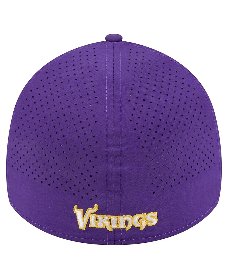 New Era Men's Purple Minnesota Vikings Perforated 39THIRTY Flex Hat