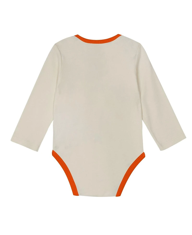 Outerstuff Baby Boys and Girls 3-Piece Orange Denver Broncos Little Champ set