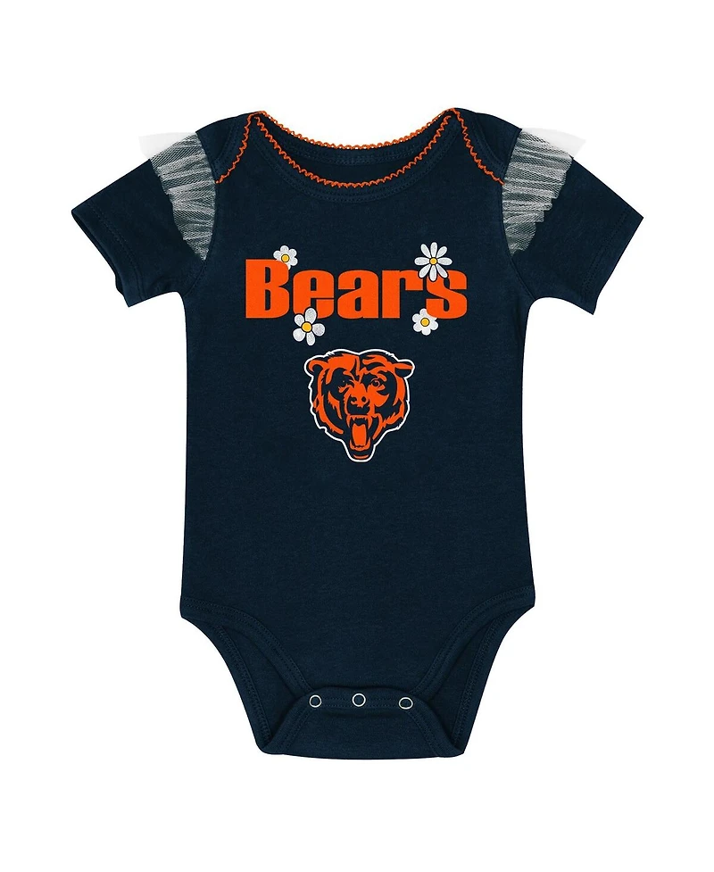 Outerstuff Baby Girls Chicago Bears My Team Rocks Bodysuit and Skirt Set