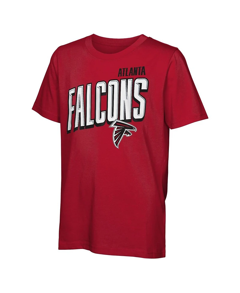 Outerstuff Big Boys and Girls Atlanta Falcons The Mix Combo T-Shirt Set