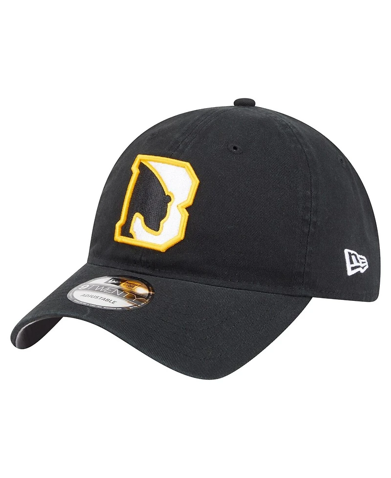 New Era Men's Black Boston Bruins Deceptor 9TWENTY Adjustable Hat
