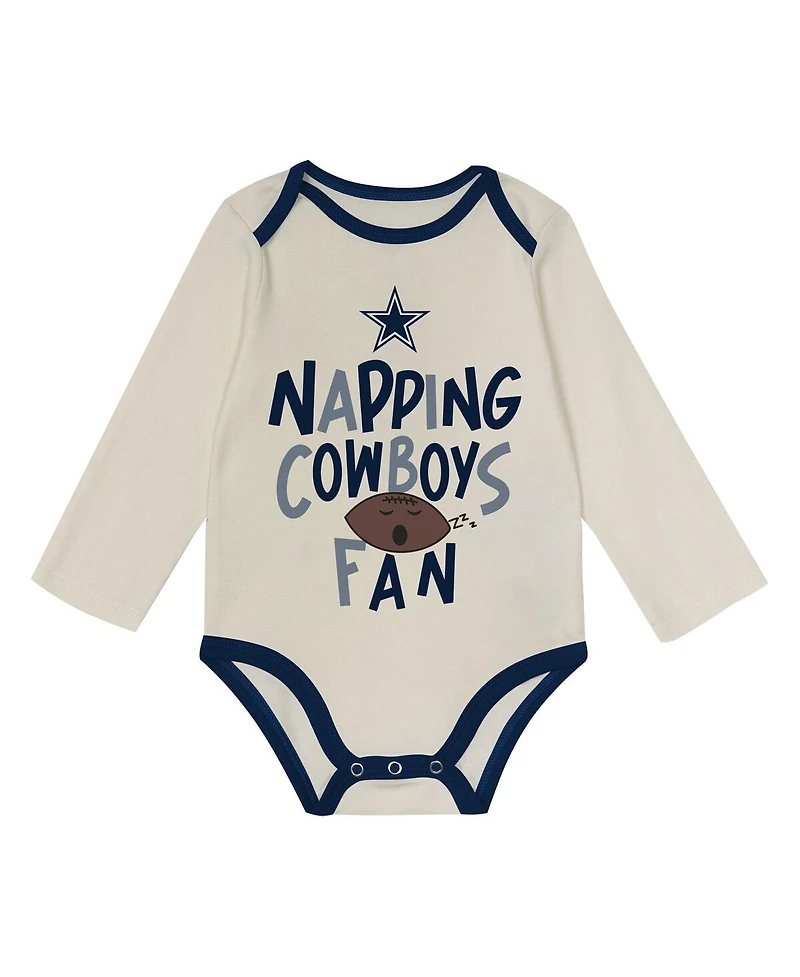 Outerstuff Baby Boys and Girls 3-Piece Dallas Cowboys Little Champ Set