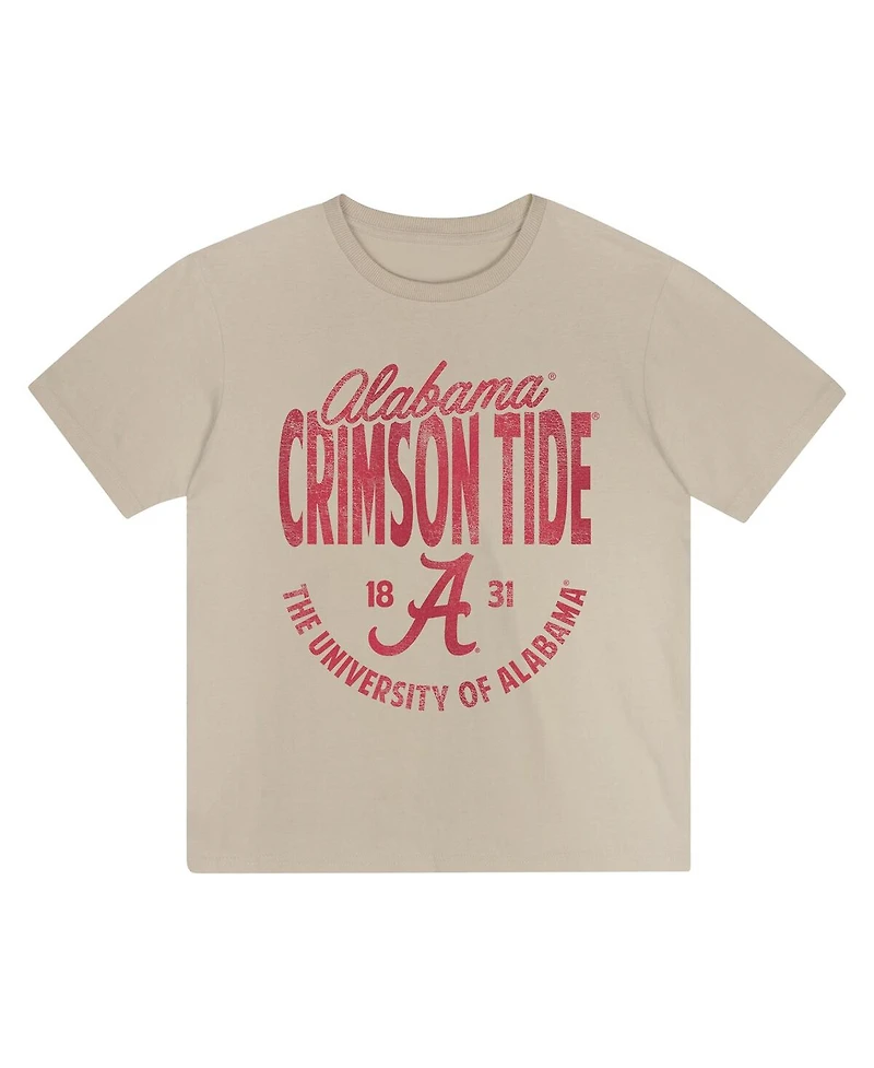 Outerstuff Toddler Tan Alabama Crimson Tide News Flash T-Shirt