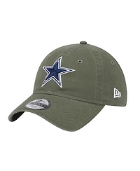 New Era Big Boys and Girls Olive Dallas Cowboys Main 9TWENTY Adjustable Hat