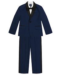 Nautica Boys 2T-7 4-Piece Long Sleeve Shirt, Vest, Pants and Tie Set