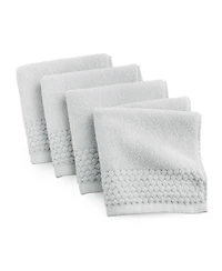 The Bath House Cotton 4-Pack Washcloth Set, 13" x